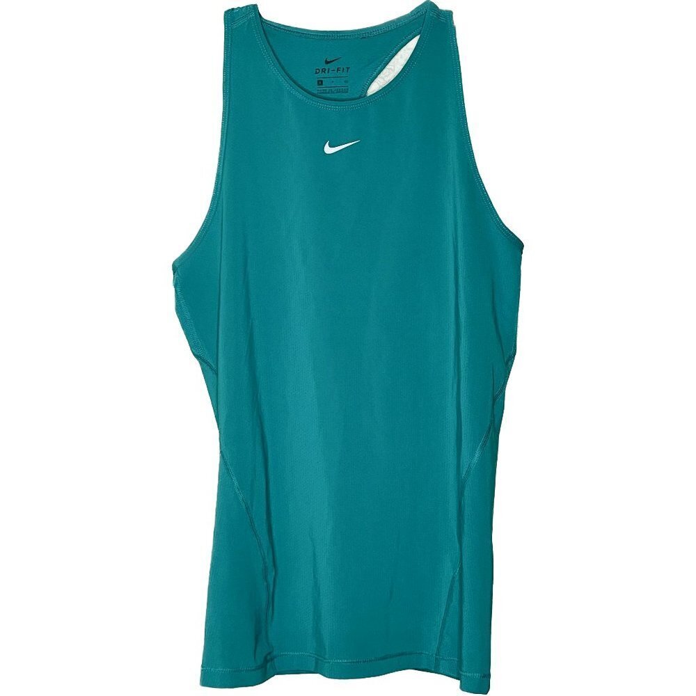 Teal Tank Top Size S Nike Dry Fit